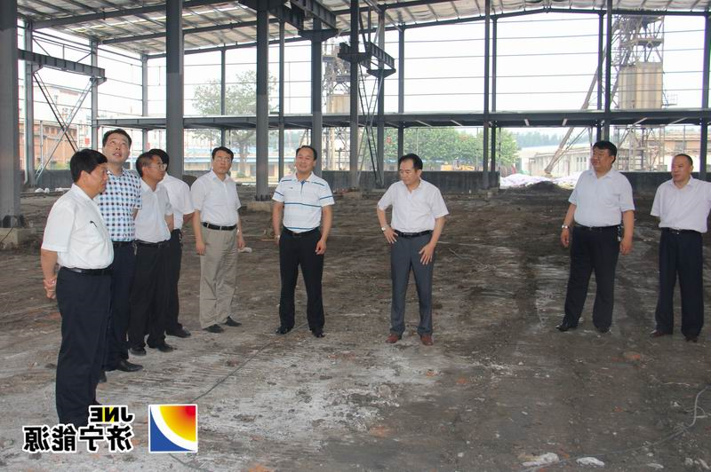魏忠勋到落陵检查指导工业园基本建设