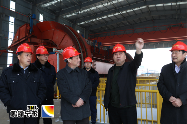 山东省煤炭安监局副局长刘学平一行调研铁水联运项目