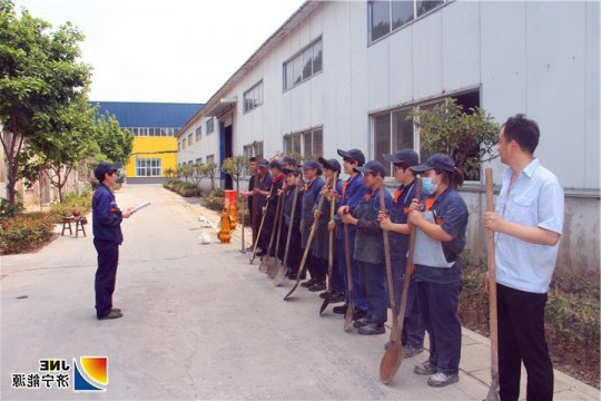 落陵盛源公司组织开展防汛应急演练