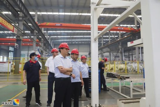 张广宇到海纳科技检查指导工作