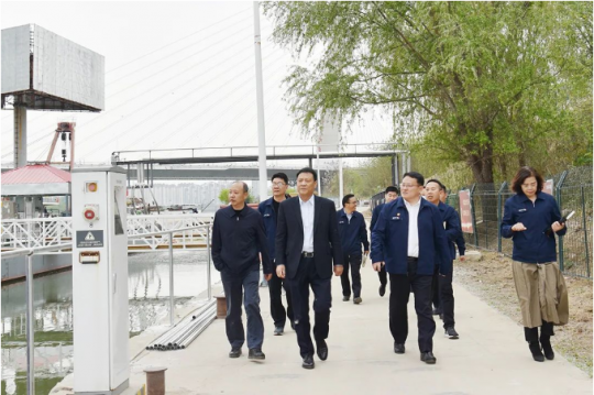 张广宇到港航建设公司检查指导工作