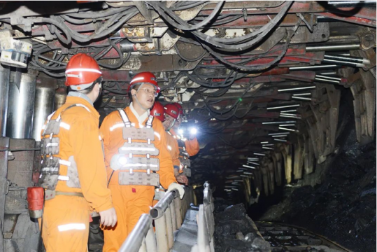 王崇景到安居煤矿检查指导工作