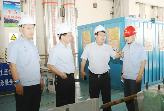 薄福利到阳城电厂、阳城技改项目调研指导工作