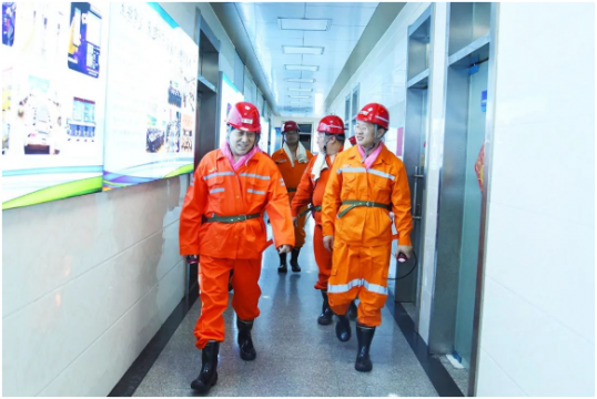 刘晓林到金源煤矿检查指导工作